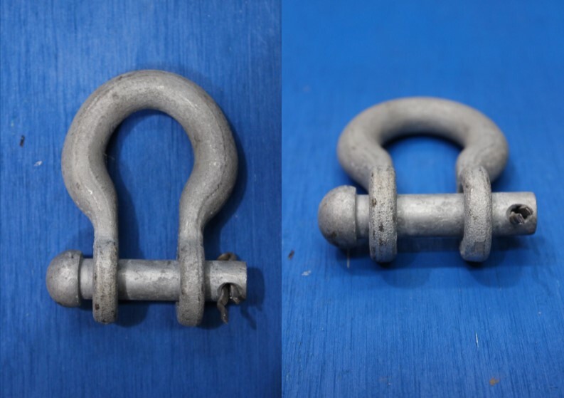 SHACKLE,TYPE B,BOW,70KN SWL,MS,GALV